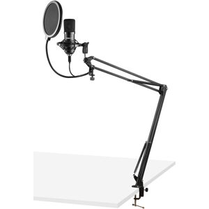 CMS300B micro USB avec bras pour le broadcasting et filtre anti-pop