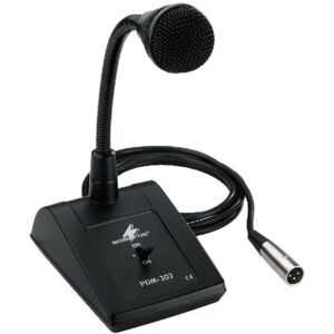 MONACOR PDM-302 Microphone de table Public Adress - Installation microphones