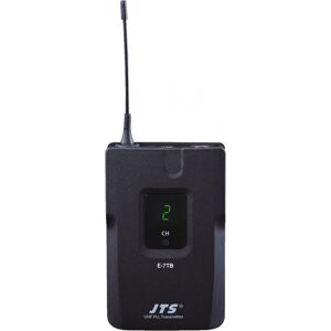 JTS E-7TB/5 Emetteur de poche UHF PLL avec microphone cravate - Accessoires pour installations sans fil