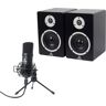 Devine MR5A studio monitoren (set van 2) + Devine M-Mic USB BK microfoon