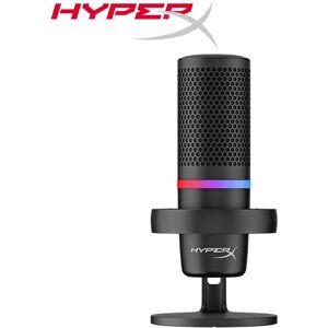 HyperX DuoCast - RGB USB Condenser Microphone for PC,PS4,PS5 and Mac,Anti-Vibration Shock Mount,2 Polar Patterns,Pop Filter,Gain Control,Gaming Mic