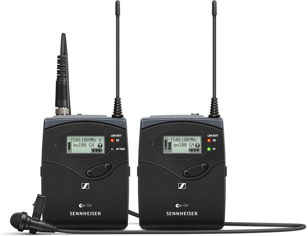 Sennheiser ew 112P G4 Camera-Mount Wireless Omni Lavalier Mic System,566-608 MHz