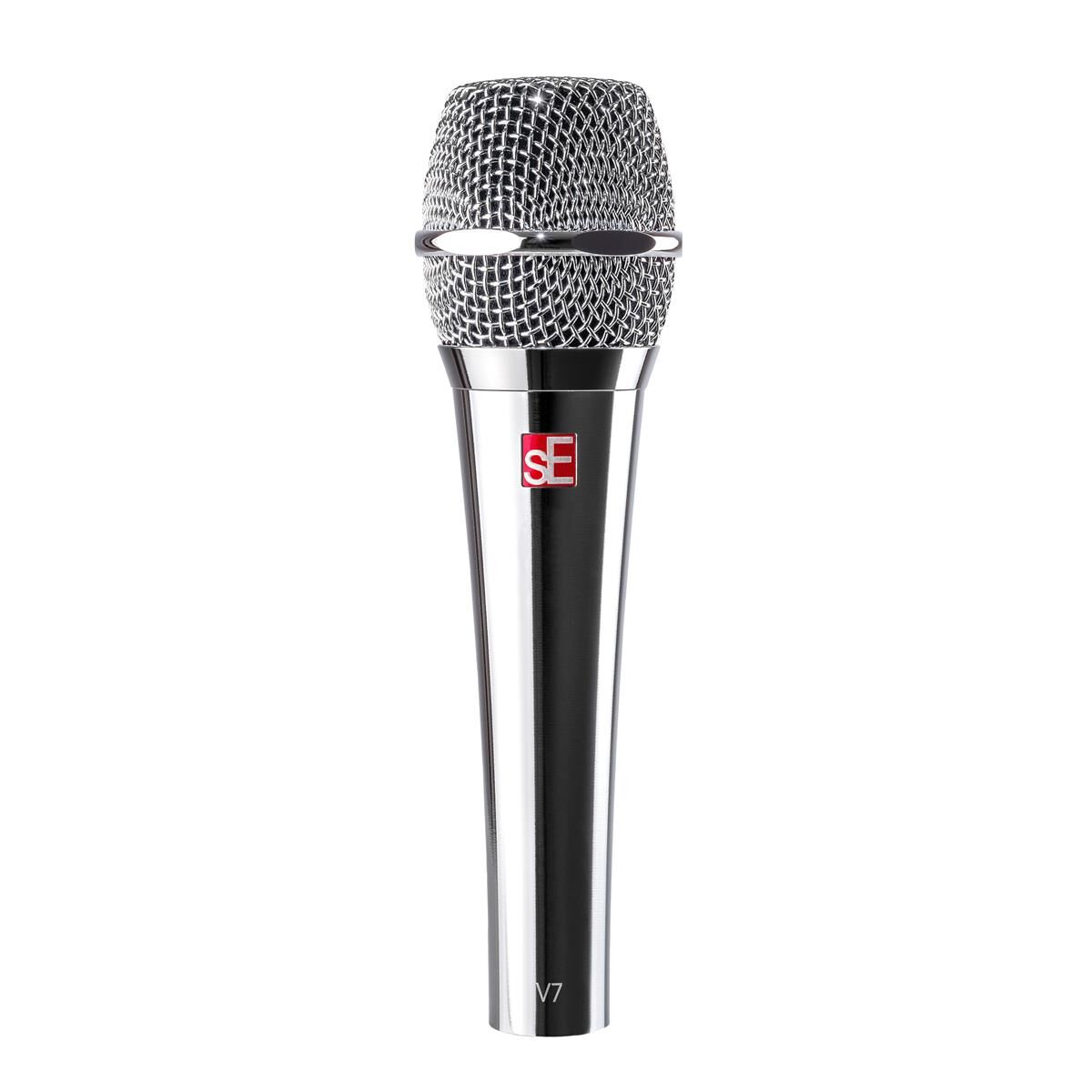 SE Electronics V7 Supercardioid Dynamic Handheld Microphone, Chrome