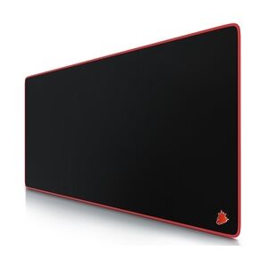 Titanwolf Gaming Mauspad, XXL Speed Gaming Mousepad / Extragroße Fläche von 900 x 400mm, Kopf rot