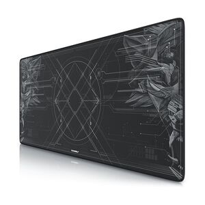 Titanwolf Gaming Mauspad XXL, glattes Stoffgewebe, Speed Mousepad 900 x 400mm große Fläche, HUD Motiv