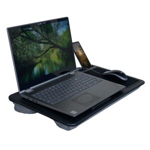 IVOL Laptop -pude med musemåtte og telefonholder - Carbon - Sort / Grå