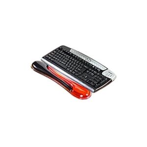 Kensington Duo Gel Keyboard Wrist Rest - Repose-poignet pour clavier - noir, rouge - Conformité TAA - Publicité