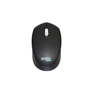 Urban Factory - Souris - 3 boutons - sans fil - 2.4 GHz - récepteur sans fil USB - noir - Publicité