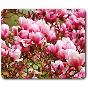 1art1 Fleurs Magnolias Roses Tapis De Souris 23x19 cm - Publicité