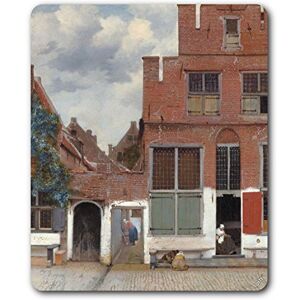 1art1 Johannes Vermeer La Ruelle, 1657-1658 Tapis De Souris 23x19 cm - Publicité