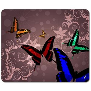 1art1 Papillons Papillons Et Fleurs-Ornaments Tapis De Souris 23x19 cm - Publicité