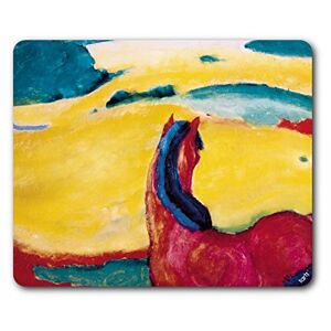 1art1 Franz Marc Cheval dans Un Paysage, 1910 Tapis De Souris 23x19 cm - Publicité