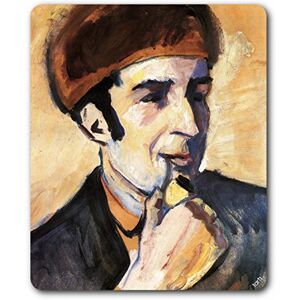 1art1 August Macke Portrait De Franz Marc, 1910 Tapis De Souris 23x19 cm - Publicité