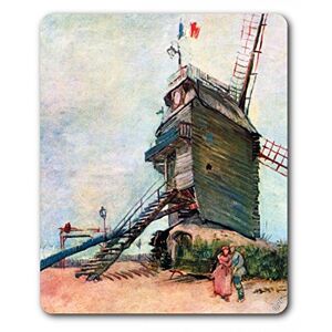 1art1 Vincent Van Gogh Le Moulin De La Galette I, 1886 Tapis De Souris 23x19 cm - Publicité