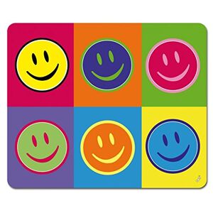 1art1 Emoticons Emoji, Smilies, Warhol Style Pop Art Tapis De Souris 23x19 cm - Publicité