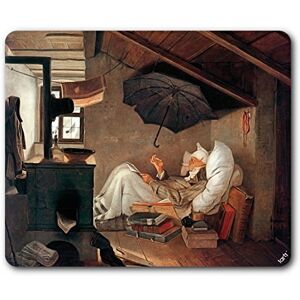 1art1 Carl Spitzweg Le Pauvre Poète Tapis De Souris 23x19 cm - Publicité