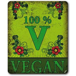 1art1 Cuisine 100% Vegan Tapis De Souris 23x19 cm - Publicité