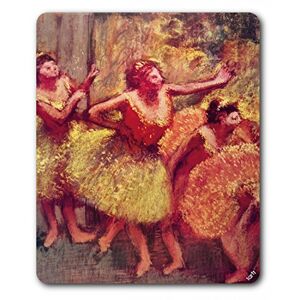 1art1 Edgar Degas Danseuses en Jaune Et Rose, 1890 Tapis De Souris 23x19 cm - Publicité