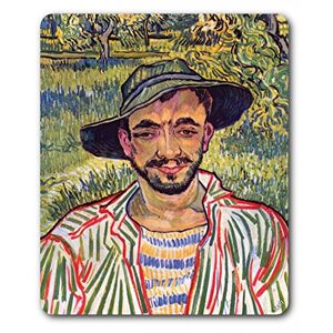 1art1 Vincent Van Gogh Jeune Paysan I, 1889, Détail Tapis De Souris 23x19 cm - Publicité