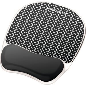 Fellowes Tapis de souris repose-poignet gel-chevron Gris