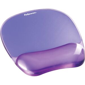 Fellowes Tapis de souris avec repose-poignets Fellowes Gel Crystals lilas