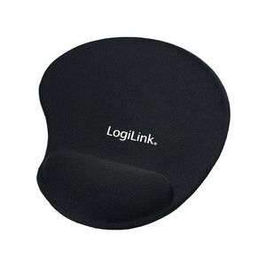 Logilink Repose-poignet à gel avec tapis de souris, noir - Lot de 3