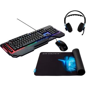 Medion ERAZER Ensemble de jeu incluant souris, clavier, casque & tapis de souris