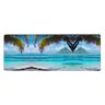 CarXs Tahiti Beach Grote muismat 30 x 80 cm buitengewone antislip muismat waterdicht en duurzaam