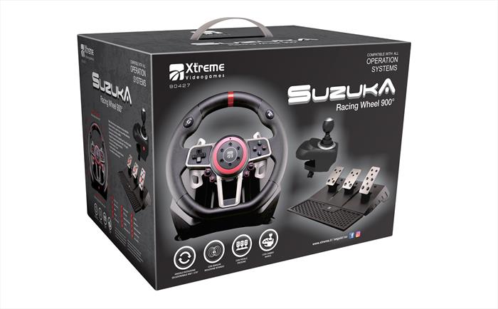 Xtreme 6 In 1 Suzuka Racing Wheel 900-nero