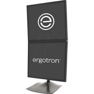 ET 33-091-200 - Ergotron DS100 Standfuß für 2 Monitore, vertikal, bis 27 Zoll