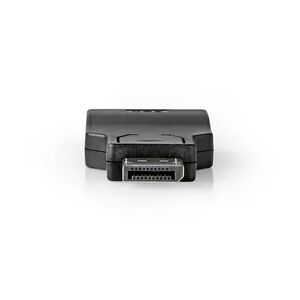 Nedis Displayport-Adapter - DisplayPort Stecker - VGA Buchse - 1080p - Vernickelt - Gerade - Rund - ABS - ABS - Schwarz - Box Nedis