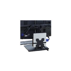 Ergotron - Mini PC-montering - pælmonterbar, monterbar under skrivebord, vægspormonterbar, VESA-bøjlemonterbar - sort - for Ergotron NX  LX Dual Side-by-Side Arm