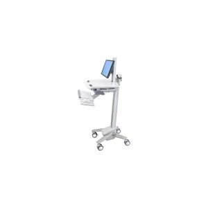 Ergotron StyleView sv40 - Vogn med hjul - Patented Constant Force Technology - for LCD-display/PC-udstyr - med LCD-drejeled - låsbar - medicinsk - al