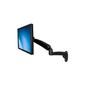 StarTech.com Wall Mount Monitor Arm - Full Motion Articulating - Adjustable - Supports Monitors 12” to 34” - VESA Monitor Wall Mount - Black (ARMPIVW