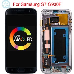 Samsung G930F Affichage Pour Samsung S7 G930F LCD Avec Cadre 5.1 