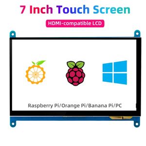 SHCHV Écran Tactile Raspberry Pi 4 LCD TFT Compatible HDMI pour Orange Pi 5 Plus 3B RPI 4B 3B + PC Windows
