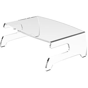 Dataflex Addit Rehausseur Écran 660 Support en acrylique transparent pour ordinateur portable et écran, supporte jusqu'à 15 kg, ports accessibles pour ordinateur portable - Publicité