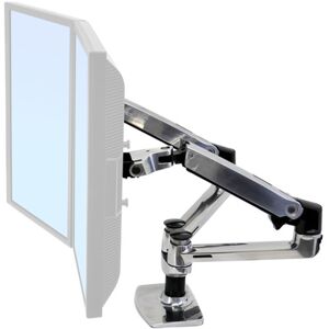 Ergotron LX Dual Side-by-Side Arm Argent