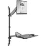 Digitus DA-90372 Monitor-wandbeugel 1-voudig 43,2 cm (17) - 81,3 cm (32) Zwart In hoogte verstelbaar, Zwenkbaar, Kantelbaar, Kantelbaar en zwenkbaar,