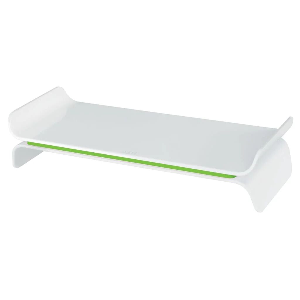 Inbox Zero Leitz Adjustable Monitor Stand Ergo Wow green/white 11.2 H x 48.3 W x 20.0 D cm