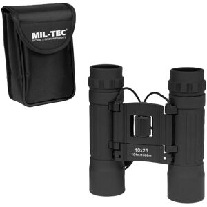 Mil-Tec Fernglas faltbar mit Tasche   Schwarz