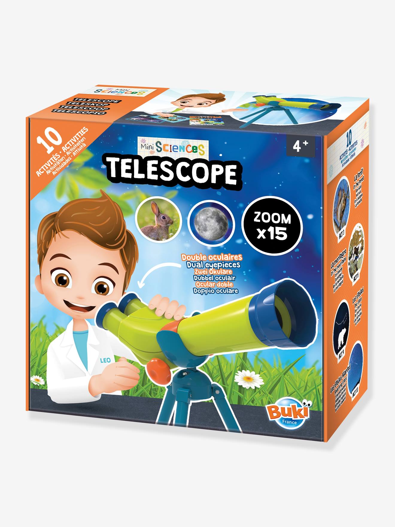 Mini Ciencias - Telescopio - BUKI verde