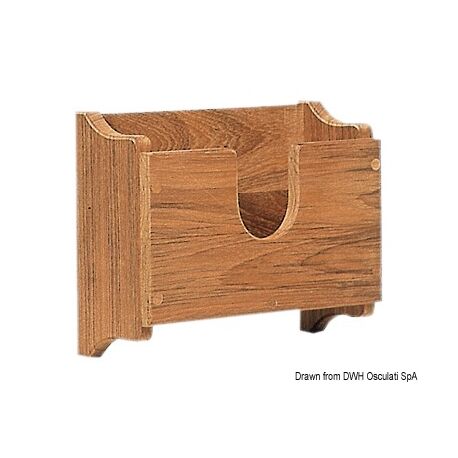 ARC Marine Portabinocolo o portaoggetti ARC Porta binocolo teak 250x95x200 mm