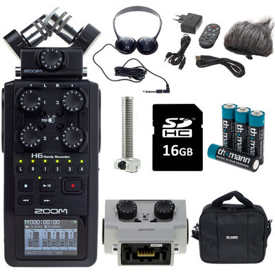 Zoom H6 Complete Bundle LC display