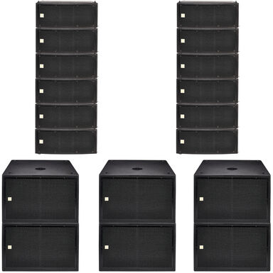 the box pro A 8 LA Line Array Bundle Black