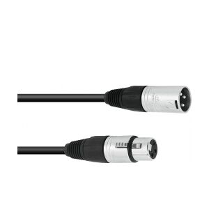 SOMMER CABLE XLR cable 3pin 3m bk Neutrik TILBUD NU