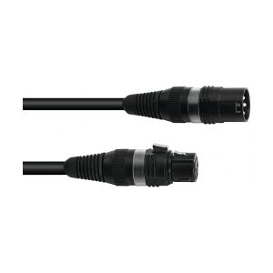 SOMMER CABLE DMX cable XLR 3pin 15m bk Hicon TILBUD NU