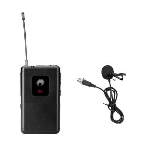 Omnitronic UHF-E Series Bodypack 823.6MHz + Lavalier Microphone TILBUD NU