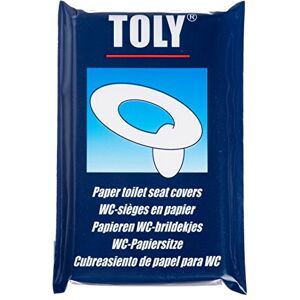 TOLY Paper 10-piece Toilet Seat Covers White, N/A