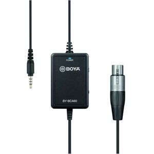 Adaptador Boya By-bca60 De Xlr Hembra A Trrs 3.5mm Macho